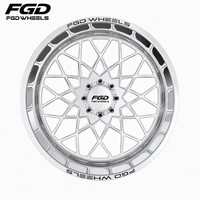 Nouvelle Arrivée FGD Jante Forgée en Aluminium T6061 à Profil Profond et Déport Négatif 8x6.5 8x170 8x180 pour Chevrolet Silverado 2500 HD