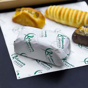 Papier d'emballage personnalisé jetable de qualité alimentaire, écologique, biodégradable, recyclable, résistant à la graisse, enduit de PE pour pain grillé, sandwich - Product Image 5