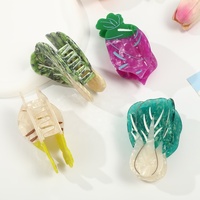 Nouvelle pince à cheveux légère et tendance en acétate, motif fruits d'été, mignonne, pour femme, cadeau de mariage ou de fête