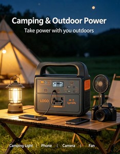 Générateur solaire 300W, station d'alimentation 220V, stockage d'énergie avec panneau solaire pliable pour la maison, le camping et les situations d'urgence - Product Image 6