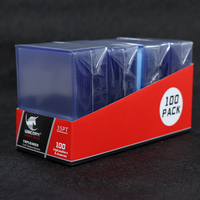 Porte-cartes rigides en PVC transparent de qualité supérieure, 1000 unités, pour cartes de baseball, basketball et autres sports, 35PT, 3x4