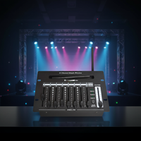 Contrôleur DMX simple sans fil 24 canaux avec batterie au lithium rechargeable Gradateurs faciles à utiliser