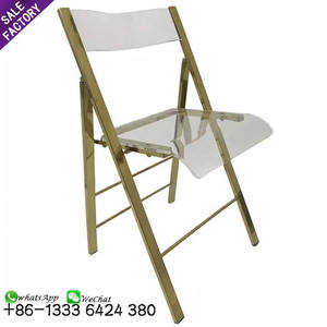 Sillas Plegables de Plástico Blancas para Jardín, Bodas, Fiestas, Eventos, Portátiles, de Banquete, de Sino Perfect Wholesale - Product Image 6