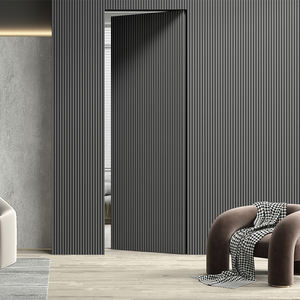 オッペイン プッシュ式 フレームレス 隠し扉 シークレットルーム 室内隠し扉 - Product Image 3