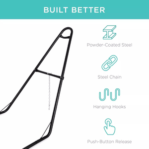 Universal 2 Person Metal <strong>Hammock</strong> Stand Fits 9 to 14 <strong>Foot</strong> <strong>Hammocks</strong> With Spreader bar - Product Image 3