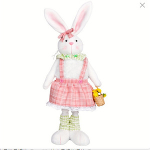 Easter Bunny Plush Decoration Standing Rabbit Doll Spring Holiday Home Table Festival Display Wholesale Party Supplies - Product Image 6