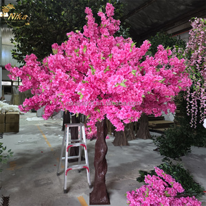<span class=keywords><strong>NIKA</strong></span> Arbre artificiel de fleurs de cerisier le plus populaire de 1,80 m, décoration rose pour salon de beauté, arbres fleuris en soie, plantes artificielles - Product Image 4