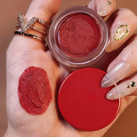 Velvet Lip Mud Minerale Sample Formaat Matte Finish Zachte Mousse Textuur Twee-in-één Formule Langdurige werking