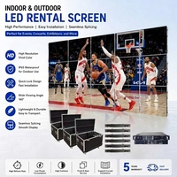 İç Mekan LED Kiralık Panel P2.5 P2.6 P3.91 160 °   İç Mekan Stadyum Reklamcılığı için Geniş Görüş Açılı ve Renk Gamı Geniş LED Ekran