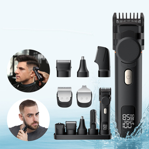 LK-888 Pantalla LCD, Venta al por Mayor, Set <span class=keywords><strong>de</strong></span> Barberí<span class=keywords><strong>a</strong></span> Profesional 6 en 1, Cortadora <span class=keywords><strong>de</strong></span> <span class=keywords><strong>Pelo</strong></span> Eléctrica Inalámbrica Profesional - Product Image 2