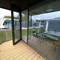 Maison mobile préfabriquée tendance 2025, cabine moderne, éco-navire, mini-aéronef, capsule d'hôtel, capsule spatiale