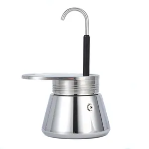 Stainless steel moka pot Outdoor coffee maker