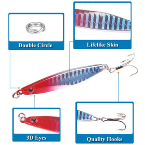 Señuelo Vibrador XY-313 para Pesca de Lubina, 21g, Señuelo Artificial de Largo Alcance con Plomada Giratoria - Product Image 4