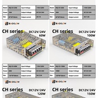 Controladores LED Inteligentes de Alta Calidad de 24 V 16.5 A/8.5 A, Controlador LED Regulable y Fuente de Alimentación de Pared con Suministros de 200 W 12 V 24 V 200 W