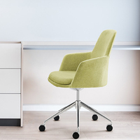 Chaises de bureau pivotantes confortables de conception italienne, conformes à la norme BIFMA, pour hôtel, réception, visiteurs, bureau économique