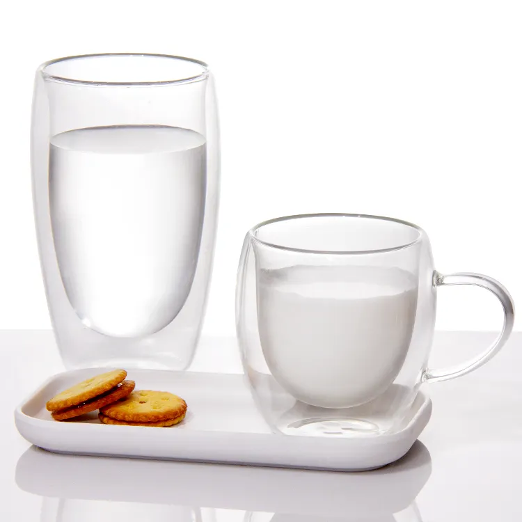 Heat Resistant Egg Glass Glassware Double Wall Glass Tea Cup