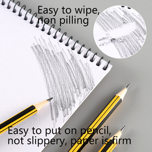 B5 livre de <span class=keywords><strong>croquis</strong></span> à spirale épaissie livre de <span class=keywords><strong>croquis</strong></span> d'art d'image de bobine de coquille dure avec le style ouvert de logo imprimé - Product Image 3