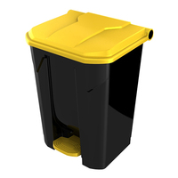 Poubelle de recyclage carrée CHAOBAO B2-010A/B/C/D en PP haute capacité avec motif imprimé personnalisable pour usage intérieur/extérieur