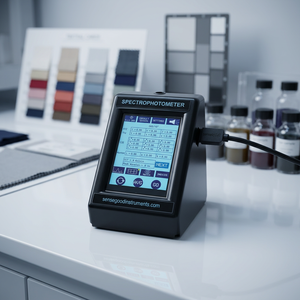 Espectrofotómetro de Color Portátil de Mano, 400-700nm, Colorímetro Digital Visible para Comparación de Telas, OEM India - Product Image 2