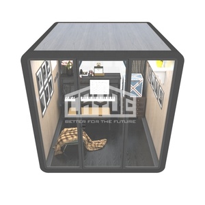 prefab backyard office tiny home with bathroom prefabricated outdoor room cabin