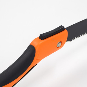 Folding Saw 210mm Blade High Carbon Steel Orange Black Handle Garden Pruning Tool - Product Image 1