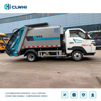 Nouveau camion à ordures compacteur arrière Howo 4x2 6M³ 150HP Euro 6, mini camions à ordures, camion compacteur de déchets Howo