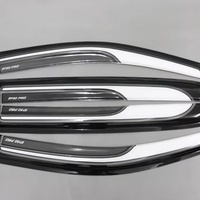 Protector Solar de Alta Calidad para Puerta de Coche, Visera Negra de PC/PMMA, Deflector de Viento y Lluvia, Decoración para Mazda BT-50 2011-2016