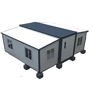 40 ft phẳng gói vận chuyển container hai phòng ngủ prefab container nhà mở rộng nhà