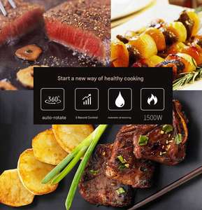 1800W Portable Sans Fumée Intérieur Mécanique Électrique <span class=keywords><strong>Raclette</strong></span> Grill <span class=keywords><strong>Table</strong></span> Top 2 en 1 Barbecue Plaque Avec Poêle Antiadhésive - Product Image 3