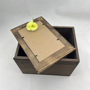 Vật nuôi urns cho chó tro, bằng gỗ vật nuôi Bộ nhớ hộp cho chó hoặc mèo tro, tang lễ hỏa Táng hộp với khung ảnh, lưu niệm vật nuôi urns - Product Image 5