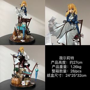 27CM Anime Violet <span class=keywords><strong>Evergarden</strong></span> Modèle Japonais Cadeaux Collection Figurine Jouet PVC Anime Figure - Product Image 2