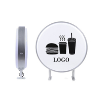Boîte à lumière publicitaire personnalisée HONGSEN, enseigne pour café, panneaux publicitaires LED extérieurs, boîte à lumière en acrylique double face