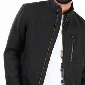 Veste softshell imperméable et respirante pour hommes avec logo personnalisé Veste softshell étanche et coupe-vent de haute qualité - Product Image 4