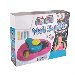 Fashion Kids Make up Kit Beauty Play Set Toy Kid Crea tu propio estilo Nail studio - Product Image 3