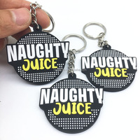 LLavero de goma de PVC suave personalizado de fábrica OEM 2D 3D logotipo comercial llaveros de Anime regalo de negocios de moda