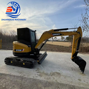 Excavadora de cadenas SANY SY35U usada de alta eficiencia, modelo 2024, 3.7 toneladas, bajo consumo de combustible - Product Image 1
