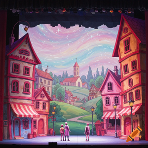 Telón de Fondo de Tela de Poliéster <span class=keywords><strong>El</strong></span>ástica Impermeable con Impresión Personalizada para Escenario de <span class=keywords><strong>Teatro</strong></span>, Tamaño y Forma Personalizados - Product Image 6