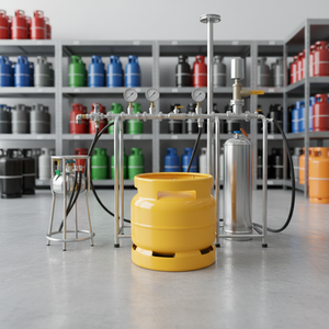 Bouteille de GPL en acier vide, sans <span class=keywords><strong>gaz</strong></span>, rechargeable, 24L, 34 bars, plusieurs couleurs disponibles, personnalisation OEM/ODM prise en charge - Product Image 1