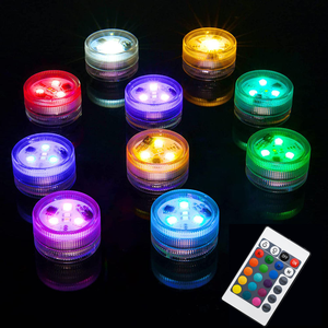 Mini <span class=keywords><strong>bougie</strong></span> LED pour la décoration <span class=keywords><strong>de</strong></span> la maison, à piles, étanche, submersible, pour les vases à fleurs, les mariages, les piscines - pour Diwali - Product Image 1