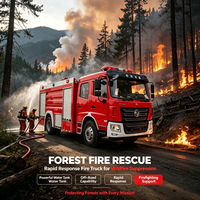 Nouveau camion de pompiers diesel 4x2 avec un équipement complet de sauvetage pour l'éclairage des scènes d'incendie, l'alimentation en énergie d'urgence et la distribution d'équipements