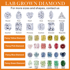 Diamant de laboratoire créé VVS 0.5CT 1CT 1.5CT 2CT 3CT 4CT 5CT Diamant HPHT CVD IGI <span class=keywords><strong>GIL</strong></span> Diamant certifié de laboratoire - Product Image 4
