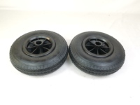 Roues pneumatiques à air en caoutchouc 8 pouces x 2.50-4, pneu gonflable pour chariot, chariot, wagon, camion à main