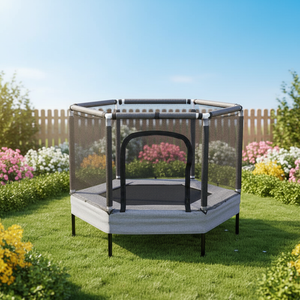 <span class=keywords><strong>Trampolín</strong></span> Interior para Niños <span class=keywords><strong>y</strong></span> Bebés, Cama Elástica <span class=keywords><strong>con</strong></span> Barandilla de Seguridad para Niños <span class=keywords><strong>y</strong></span> Niñas, Uso Familiar - Product Image 1