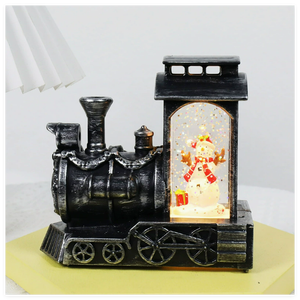 Decorazioni Natalizie <span class=keywords><strong>in</strong></span> Cristallo, Sfere di Cristallo, Luci a Fiocco di Neve, Ornamenti da Tavolo Dipinti a Mano, Regali Artistici Creativi - Product Image 3