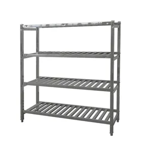 Adjustable Shelf Design Restaurant Rack Stainless Steel Shelving Kitchen Storage Shelf