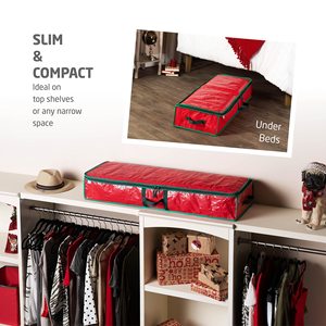Borsa Portaoggetti Natalizia per Sotto il Letto in Tessuto Oxford a Forma <span class=keywords><strong>di</strong></span> Cubo Senza Installazione Moderna e Semplice per Conservare Regali - Product Image 3