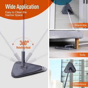 Fregona <span class=keywords><strong>de</strong></span> limpieza <span class=keywords><strong>de</strong></span> pared 2024 W/82 in. Mango con plumero con raspador, herramienta <span class=keywords><strong>de</strong></span> limpieza <span class=keywords><strong>de</strong></span> techo con 6 almohadillas <span class=keywords><strong>de</strong></span> repuesto - Product Image 5