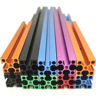 High Quality Colored Linear Rail, Red Aluminum Extrusion