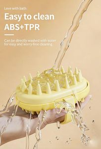 Brosse à cheveux électrique personnalisée avec logo, en silicone souple, pour massage du cuir chevelu, double usage, pour le lavage des cheveux et la relaxation de la tête – Vente en gros - Product Image 6