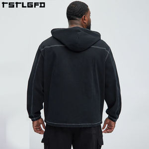 Oem <b>Hoodie</b> Custom Contract <b>Stitch</b> Clothing Pullover <b>Hoodie</b> Embroidery 100% Cotton Sustainable Fabric Men's Hoodies Sweatshirts - Product Image 4